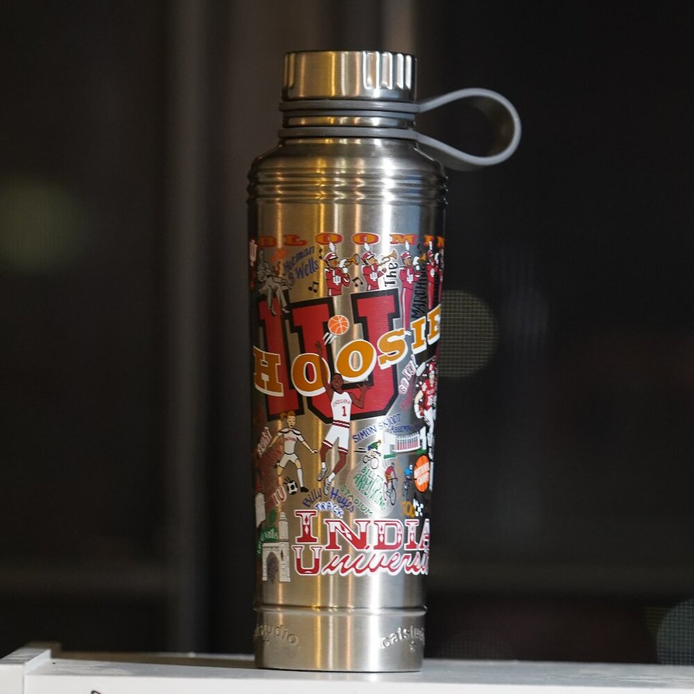 CATSTUDIO IU Collegiate Thermal Water Bottle